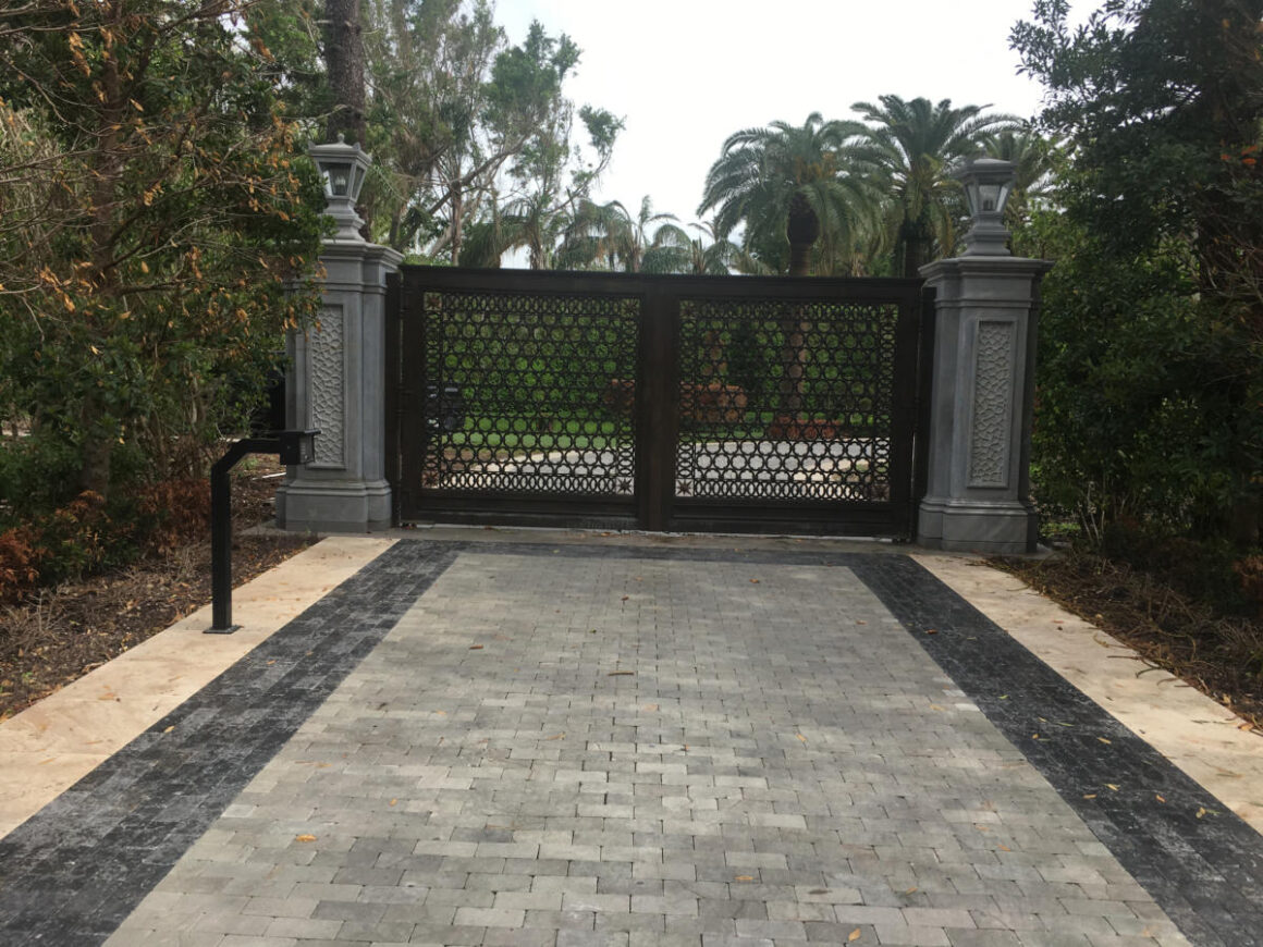 Why is professional help required in electric gate repair?